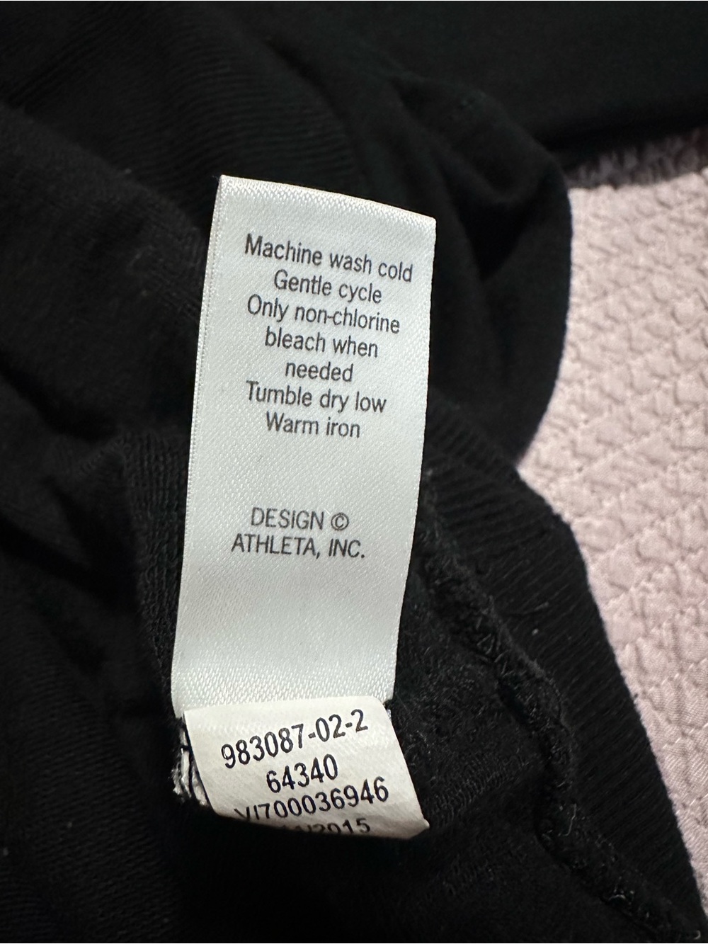 Athleta women’s plus 2x Black Hooded Wrap-Front Pullover - Picture 9 of 13